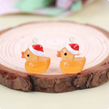 Glow in the Dark Santa Duck Acrylic Charm