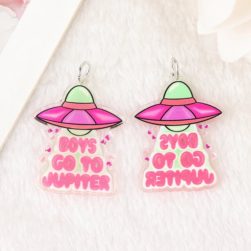 Boys Go To Jupiter Acrylic Charm