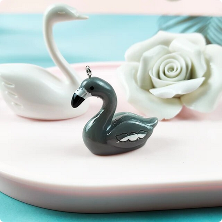 Flamingo Resin Charm