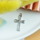 Rhinestone Cross Charm