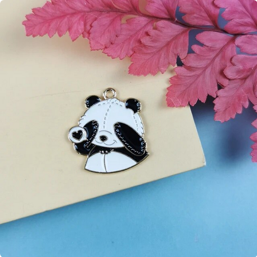 Peek-a-Boo Panda Charm