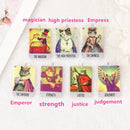 Kitty Tarot Card Acrylic Charm