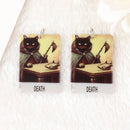 Kitty Tarot Card Acrylic Charm