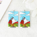 Ghost Tarot Card Acrylic Charm