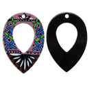 Pink Geometric Acrylic Charm