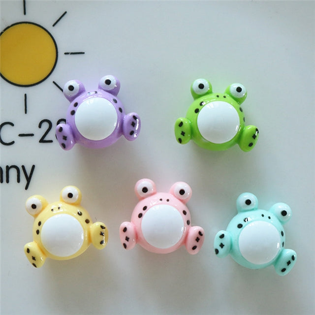 Round Frog 3D Resin - Pack of 5