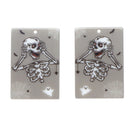 Gray Skeleton Acrylic Charm