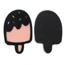 Ice Cream Black Back Planar Resin - Pack of 5