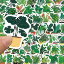 Potted Plant Sticker Pack  (50 stickers)