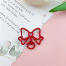 Bow Shaped Lobster Clasp Key Ring (Pack of 5)