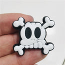 Skull and Crossbones PVC Flatback (Pack of 5)