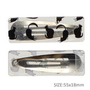 Spooky Transparent Snap Clips - Pack of 2