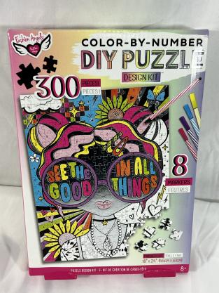 Fashion Angels Color by Number DIY Puzzle