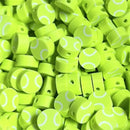 Sports Ball Polymer Clay Beads (Pack of 10)