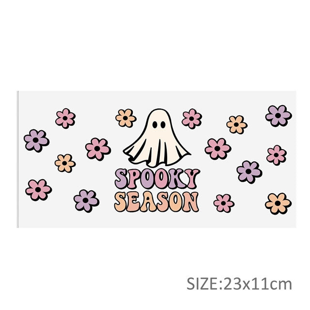 Spooky Season DTF Cup Transfer Sticker