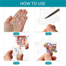 Empty Star PVC Applique (Pack of 3)