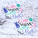 Little Miss Cotton Tail Planar Resin - Pack of 5