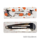 Spooky Transparent Snap Clips - Pack of 2