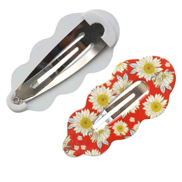Daisy Cloud Snap Clips - Pack of 2
