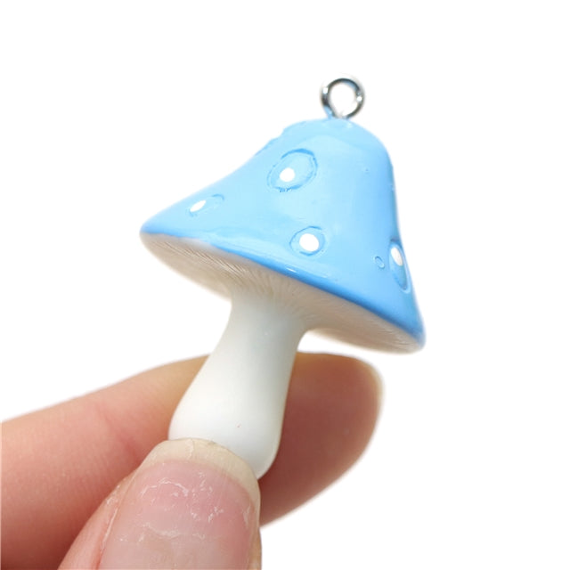 Large Mushroom Resin Charm