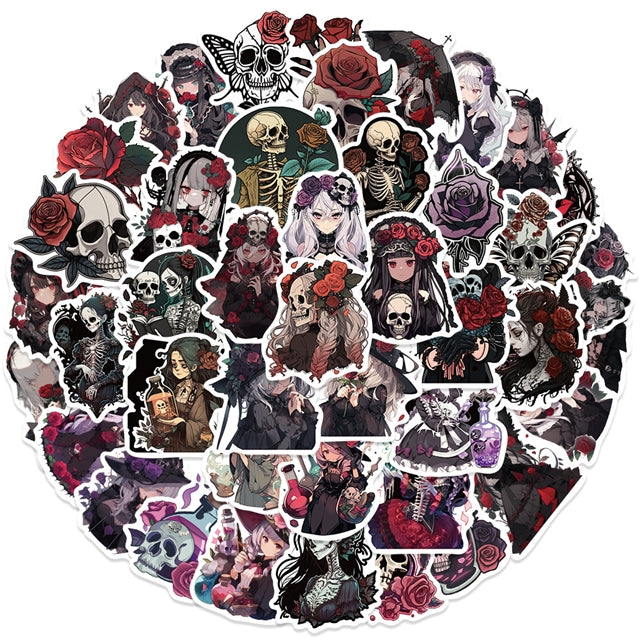 Dark Rose Sticker Pack  (50 stickers)