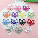 Bow Shaped Lobster Clasp Key Ring (Pack of 5)