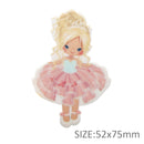 Large Blonde Ballerina Planar Resin - Pack of 5