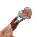 Geometric Heart Snap Clips - Pack of 2