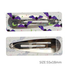 Spooky Transparent Snap Clips - Pack of 2