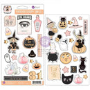 Luna Chipboard Stickers 39/Pkg Shapes W/Foil Details