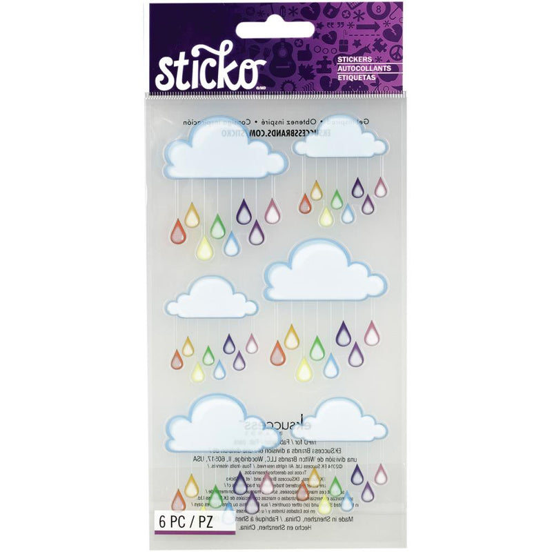 Sticko Stickers - Rainbow Clouds