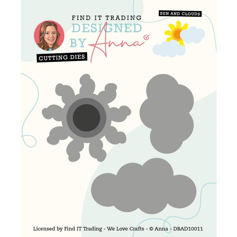 Find It Trading Designed By Anna Cutting Dies - Sun & Clouds