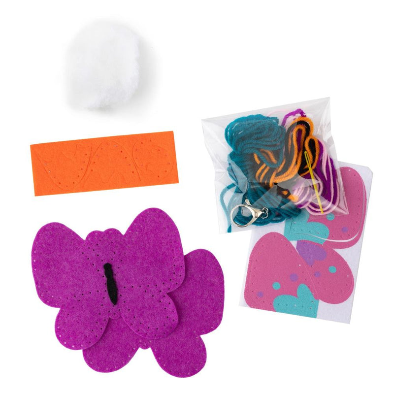 Colorbok Sew Cute Felt Backpack Clip - Butterfly