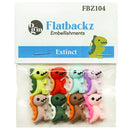 Buttons Galore Flatbackz Embellishments - Extinct