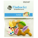 Buttons Galore Flatbackz Embellishments - Artist
