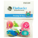 Buttons Galore Flatbackz Embellishments- Swamp and Sea