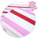 Valentine's Day Stripes Faux Leather Sheet