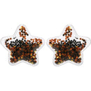 Halloween Star PVC Shaker Applique