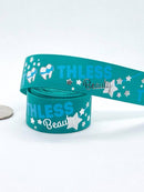 7/8” USDR Toothless Beauty Ribbon - Jade