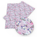 Spicy Unicorn Faux Leather Sheet