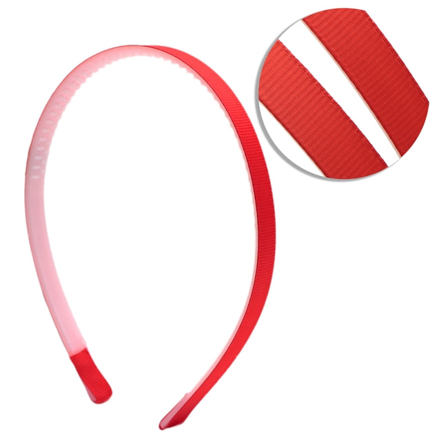 Red Ribbon Lined Headband