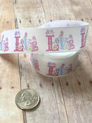 1” Love Birds Ribbon