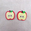 Apple Slice Planar Resin - Pack of 5