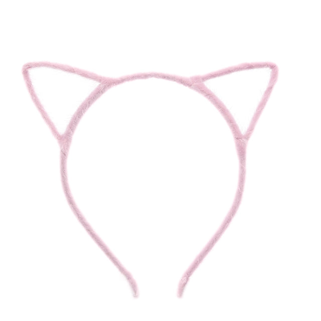 Velvet Cat Ears Headband