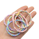 Multicolor Braided Ponytail Holder