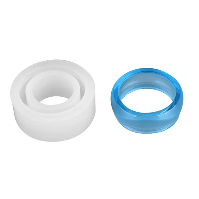 16mm Ring Resin Mold - Curved Surface