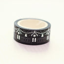 Silver Christmas Scene Washi Tape