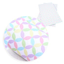 Spring Geometric Faux Leather Sheet