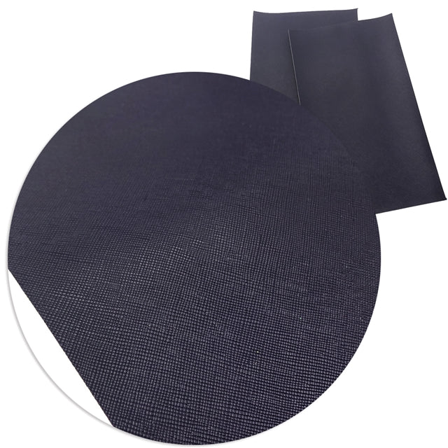 Solid Dark Purple Faux Leather Sheet