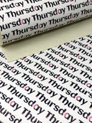 Thursday Faux Leather Sheet